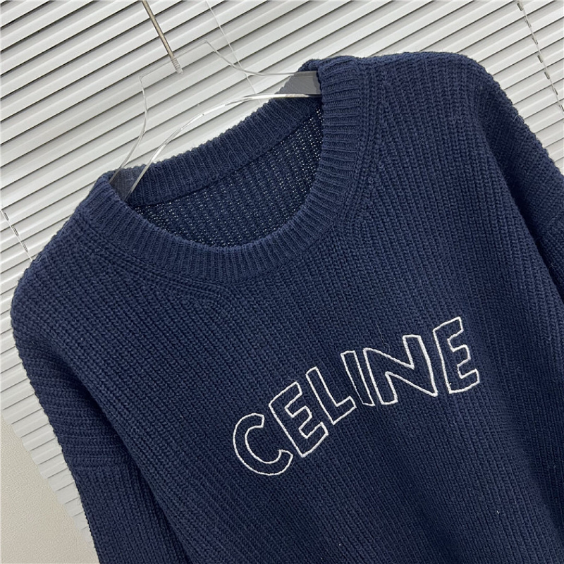 CEC4 Autumn and winter new high-quality men's and women's fashion brand new sweater jacquard letter clothing