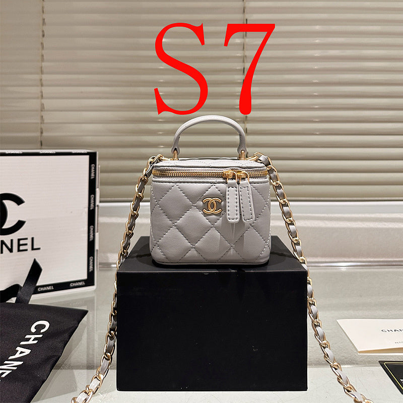 ACP01 Leather Bags 10CM Makeup tote Bag with Box