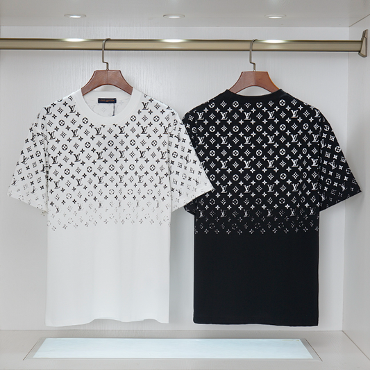 LVC050  New men's and women's summer pure cotton top T-shirt clothing