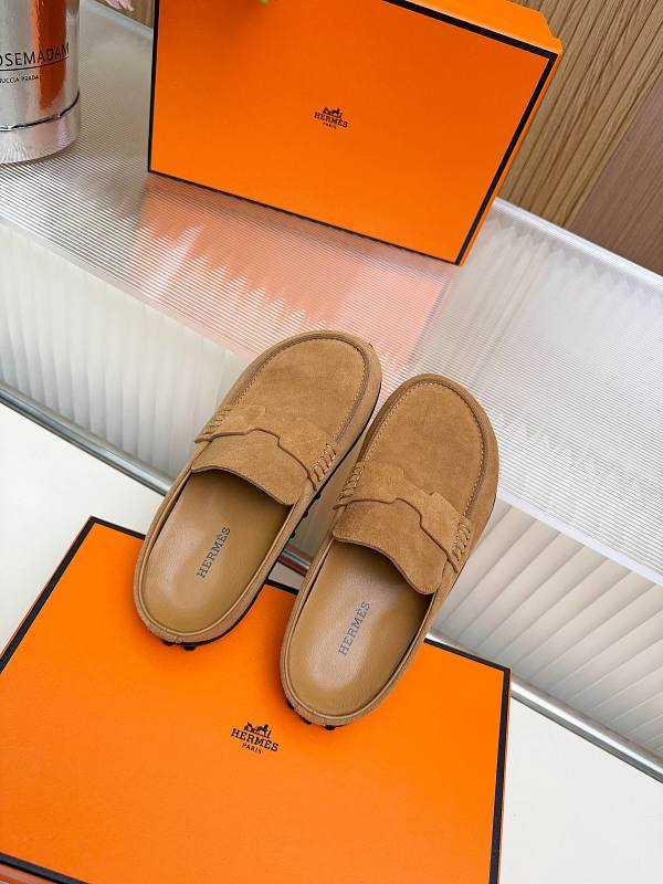 OHS2 Women slipper Leather Sole Shoes 35-41 with box