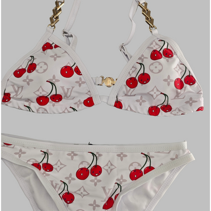 BL2501 New women's summer swimsuit bikini two-piece set+square scarf bikini