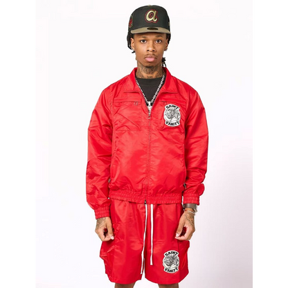 SAC1 New men's and women's spring and summer long sleeved cardigan windbreaker+shorts set clothing