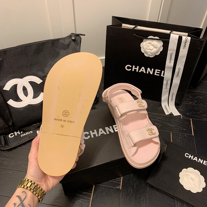 MCS57 Synthetic Leather slippers 35-41 Shoes With box
