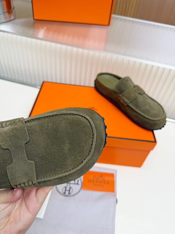 OHS2 Women slipper Leather Sole Shoes 35-41 with box