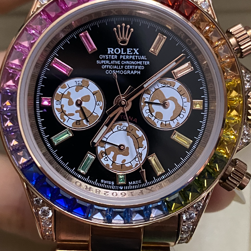 RW78 Exquisite diamond studded men's watch with 41 * 12mm CITIZEN movement watch