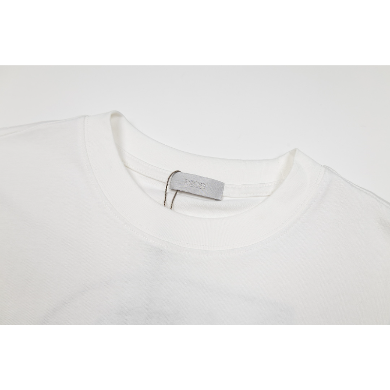 DIC40 New men's and women's summer pure cotton short sleeved top clothing