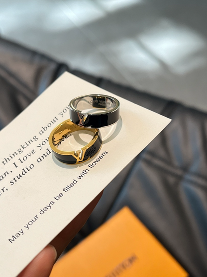J155  New Fashionable Titanium Steel Ring Jewelry