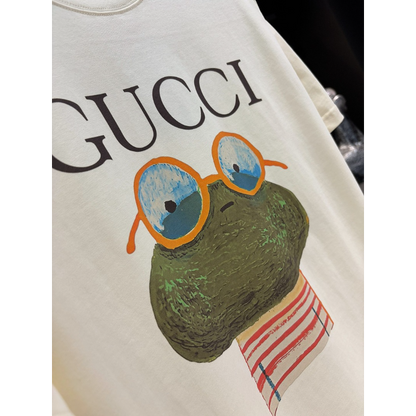 GUC052  New men's and women's summer pure cotton top T-shirt Clothing