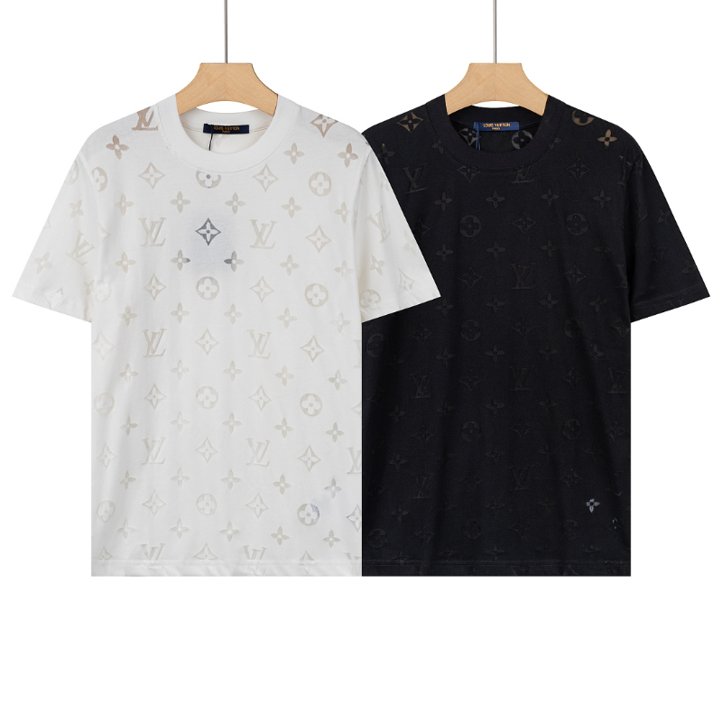 LVC220 New men's and women's summer pure cotton short sleeved top clothing