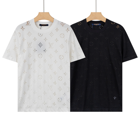 LVC220 New men's and women's summer pure cotton short sleeved top clothing
