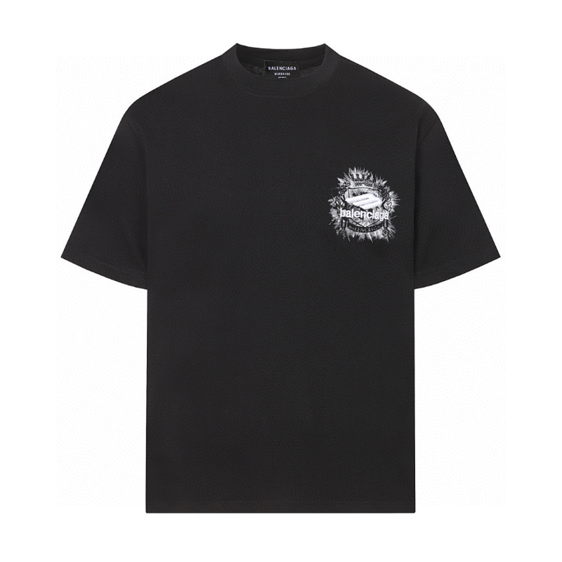 BAC31 New Men's and Women's Summer Short sleeved Cotton T-shirt Embroidered Craft Clothing