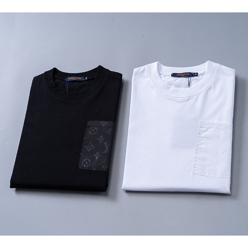 LVC122 New men's and women's summer pure cotton short sleeved top clothing