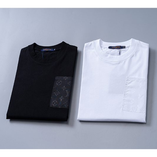 LVC122 New men's and women's summer pure cotton short sleeved top clothing