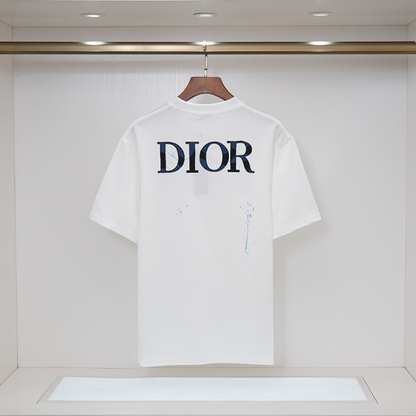 DIC37 New men's and women's summer pure cotton top T-shirt clothing