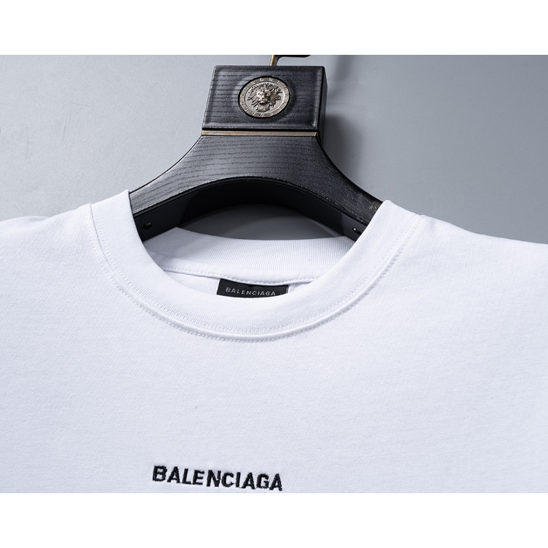 BAC17 New men's and women's summer pure cotton short sleeved top clothing