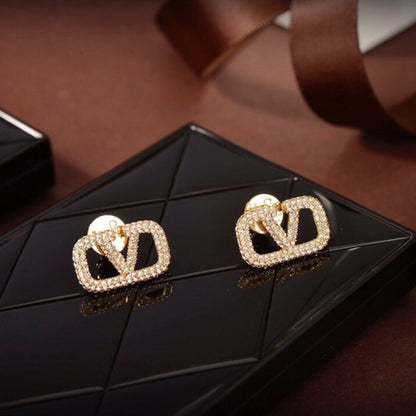 VLE1 Classic women earrings gold-plated jewellery