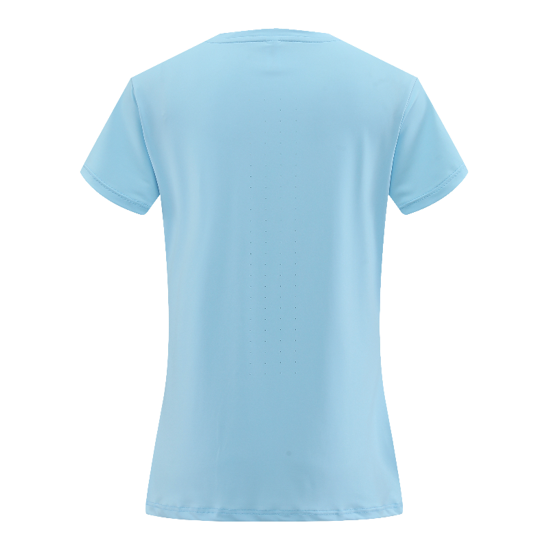 zalo2138   Women's short sleeved yoga, Pilates, fitness training, quick drying, lightweight running sportswear