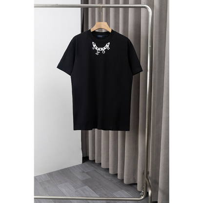 LVC054 New men's and women's summer pure cotton top T-shirt clothing
