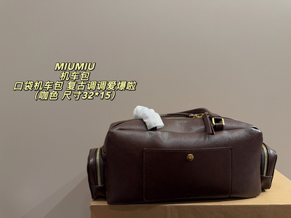 MIP2  Women's Fashion Retro  32*15cm Shoulder Bag