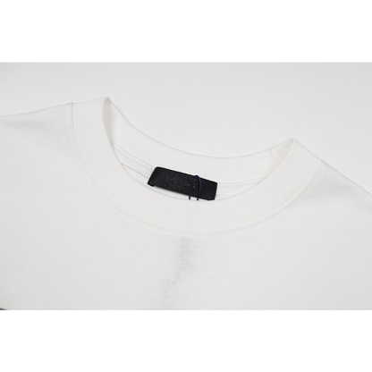 PRC34  New men's and women's summer pure cotton short sleeved top clothing