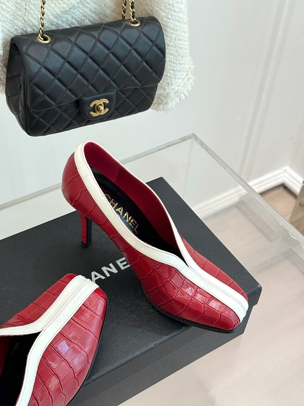 ZLCS5 High heels 6.5CM Size 35-41 Women Letaher shoes with box