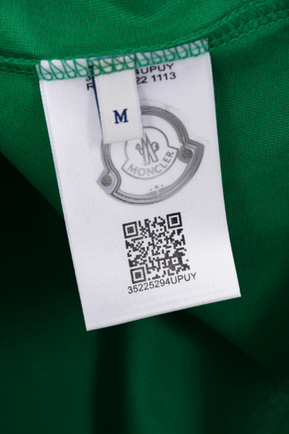 MOC040 New men's and women's summer T-shirt double yarn pure cotton fabric short sleeved top clothing
