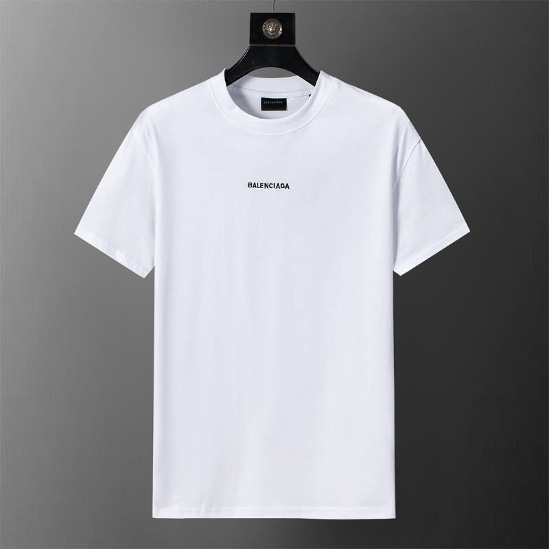 BAC17 New men's and women's summer pure cotton short sleeved top clothing