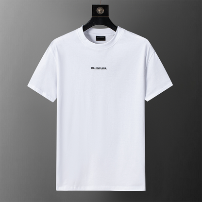 BAC17 New men's and women's summer pure cotton short sleeved top clothing