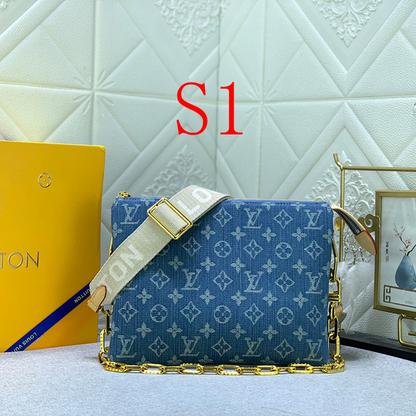 LLP5 Leather shoulder bag 26-20-12CM Hand Bags