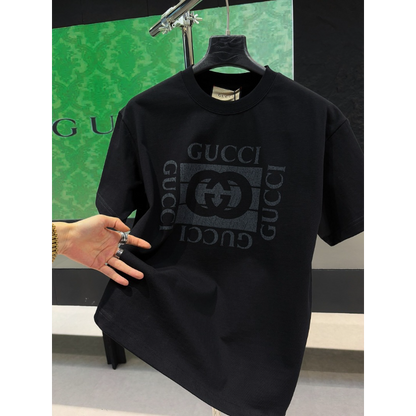 GUC051  New men's and women's summer pure cotton top T-shirt Clothing