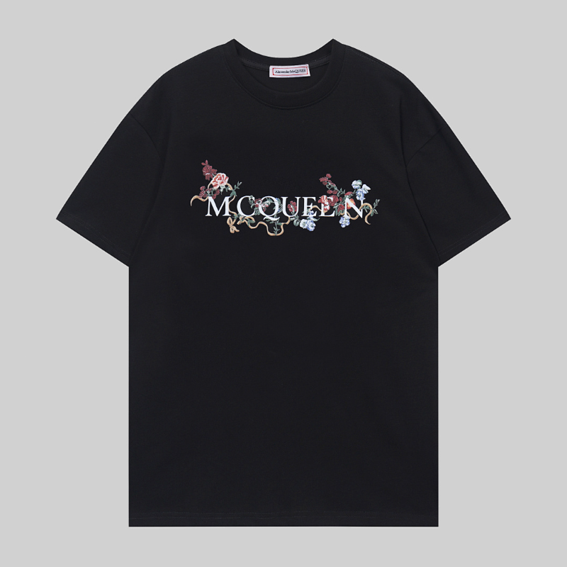 MQC7 New men's and women's summer pure cotton top T-shirt clothing