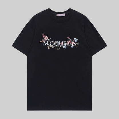 MQC7 New men's and women's summer pure cotton top T-shirt clothing
