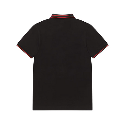 GUC030 New Summer Men's Polo Top with High Quality Beaded Pulling Frame Cotton Fabric Clothing