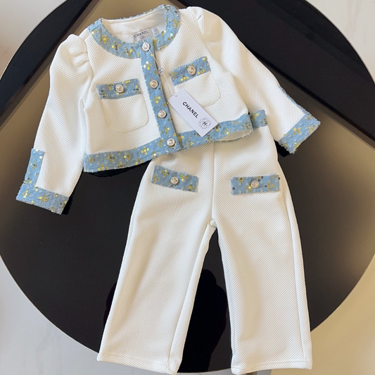 TCHC13 New Spring and Autumn Fashion Set for Girls, Top+Pants Clothing