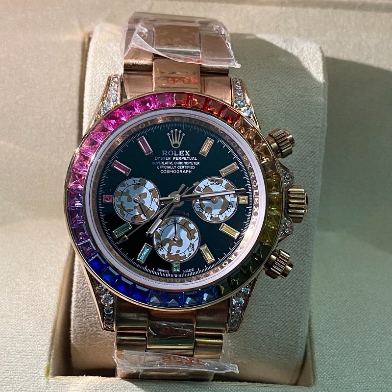 RW78 Exquisite diamond studded men's watch with 41 * 12mm CITIZEN movement watch