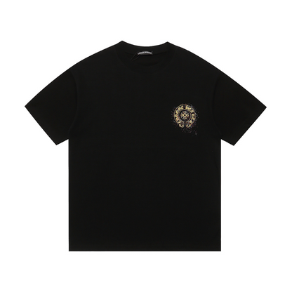 KLC32  New high-quality men's and women's summer pure cotton T-shirt short sleeved top clothing