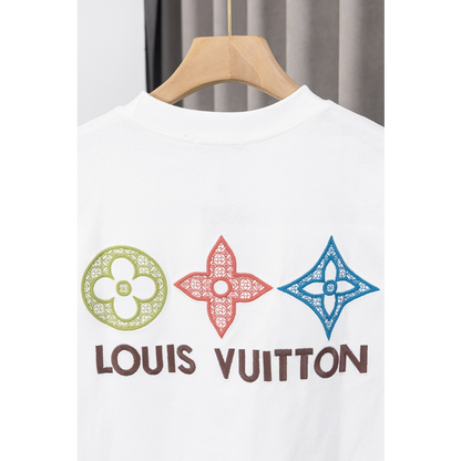 LVC049 New men's and women's summer pure cotton top T-shirt clothing