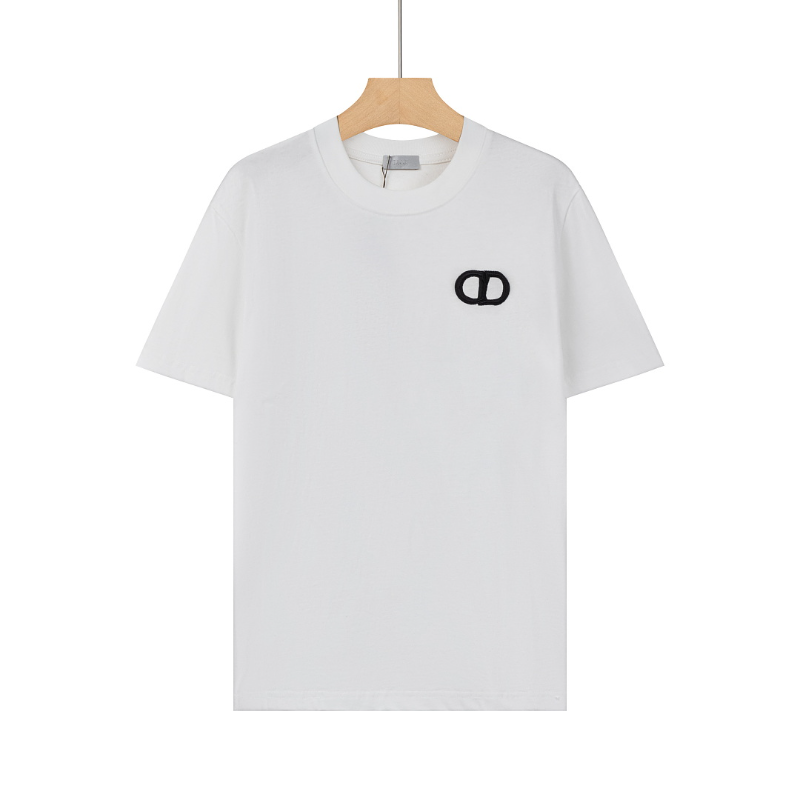 DIC41 New men's and women's summer pure cotton short sleeved top clothing