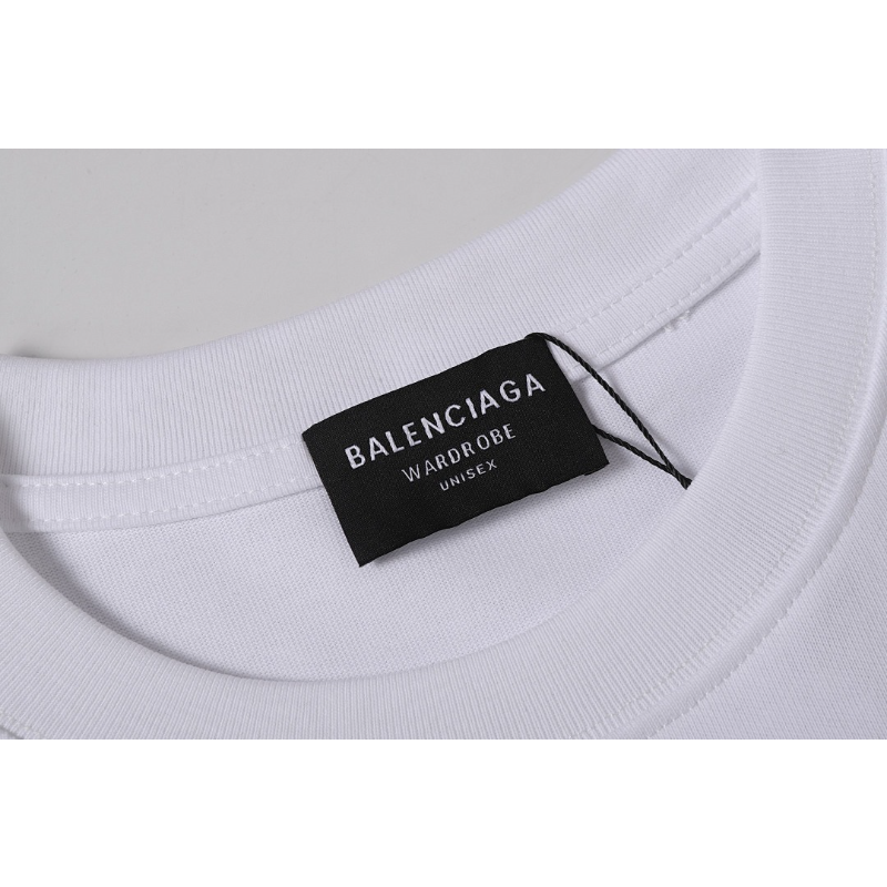 BAC32 New Men's and Women's Summer Short sleeved Cotton T-shirt Embroidered Craft Clothing