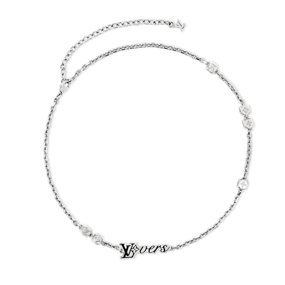 X729   Men's and women's titanium steel necklace jewelry
