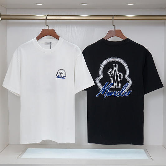 MOC12 New men's and women's summer pure cotton top T-shirt clothing
