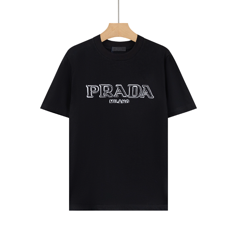 PRC36  New men's and women's summer pure cotton short sleeved top clothing