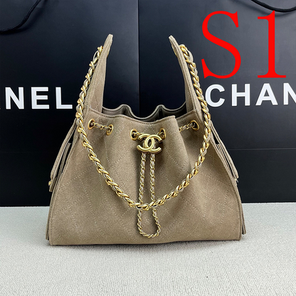 LCP11 Suede cowhide Bag 30-12-26CM Shoulder bags
