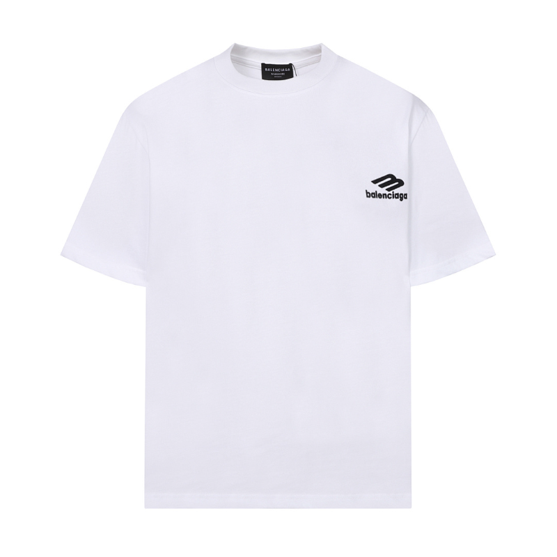 BAC32 New Men's and Women's Summer Short sleeved Cotton T-shirt Embroidered Craft Clothing
