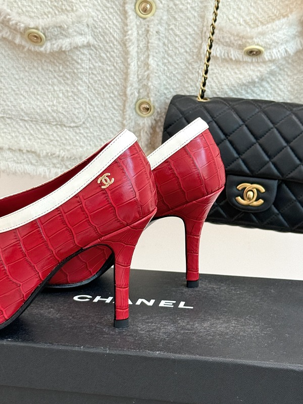 ZLCS5 High heels 6.5CM Size 35-41 Women Letaher shoes with box