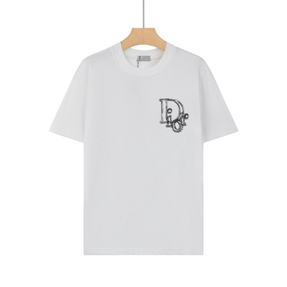 DIC42  New men's and women's summer pure cotton short sleeved top clothing