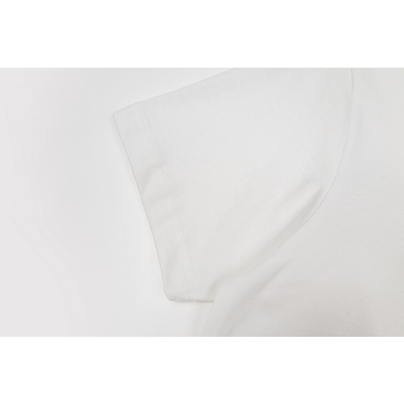 PRC35  New men's and women's summer pure cotton short sleeved top clothing