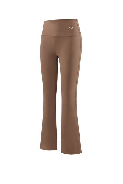 zalo120  Women's yoga pants, women's high waisted seamless tight fitting sports micro flared pants clothing