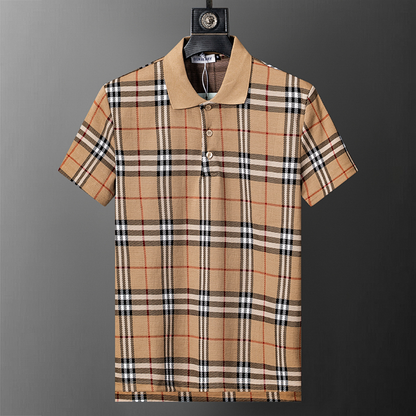 BUC032 New men's short sleeved polo top+shorts clothing