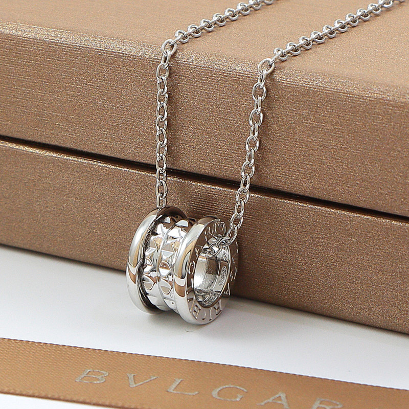BVN42 Little Red Charity Rivet Necklace steel jewelry for men and women